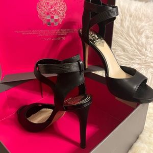 Original Vince Camuto- Faunora. Black leather/soft Calf.   6.5 M